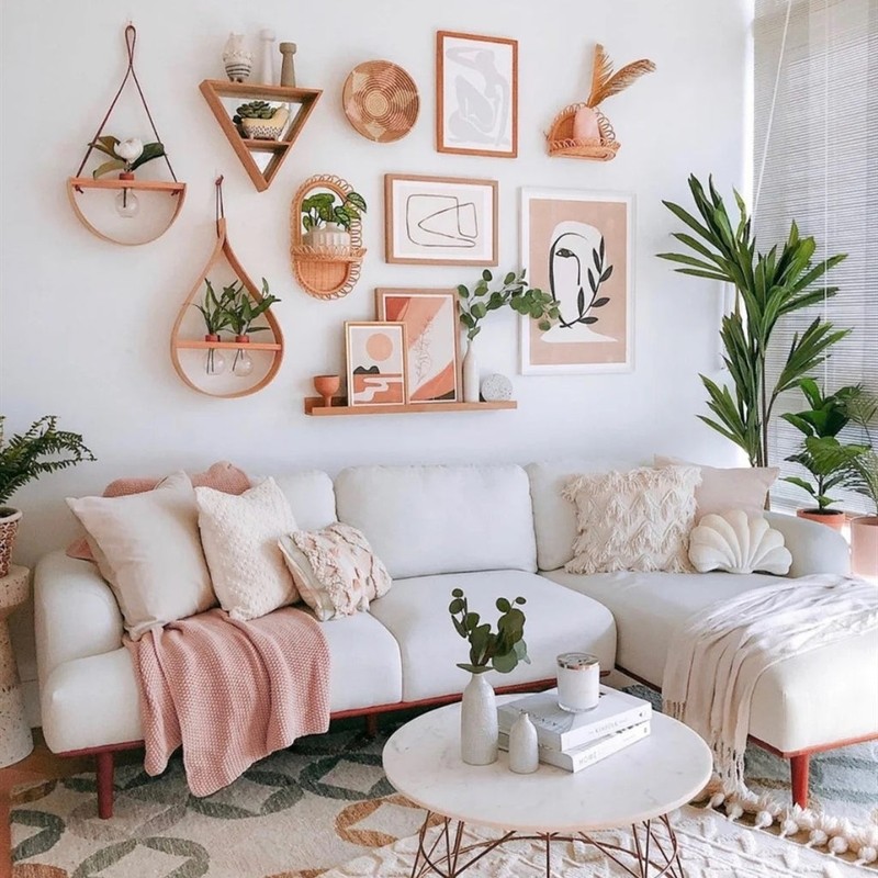 35 Modern Boho Living Room Ideas for Creative Carefree Vibes - Foter
