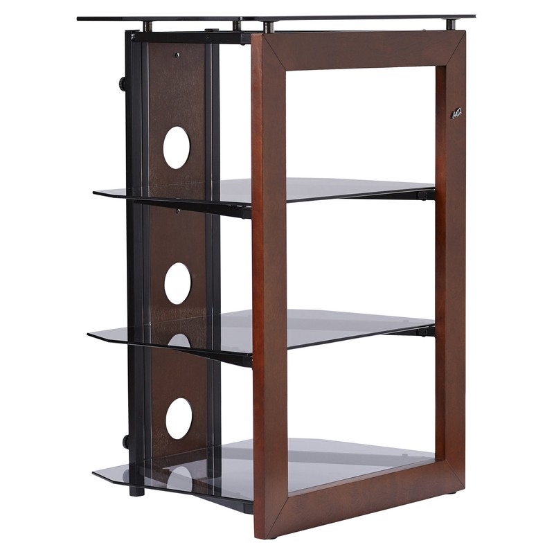 Modern & Contemporary Wood Audio Rack
