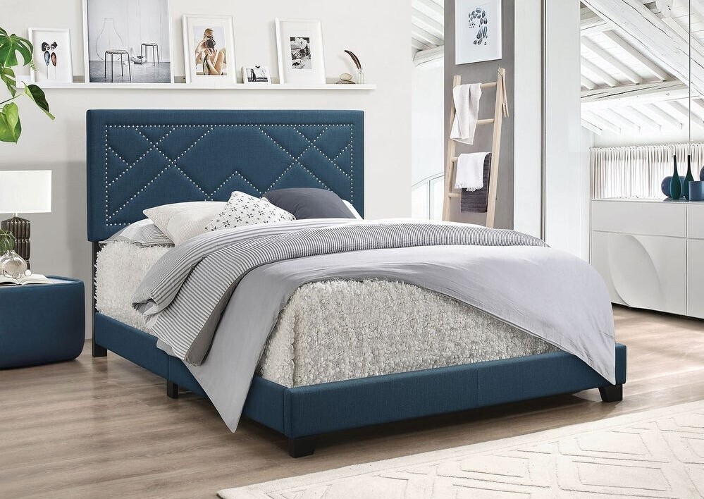 Modern king size low bed frame