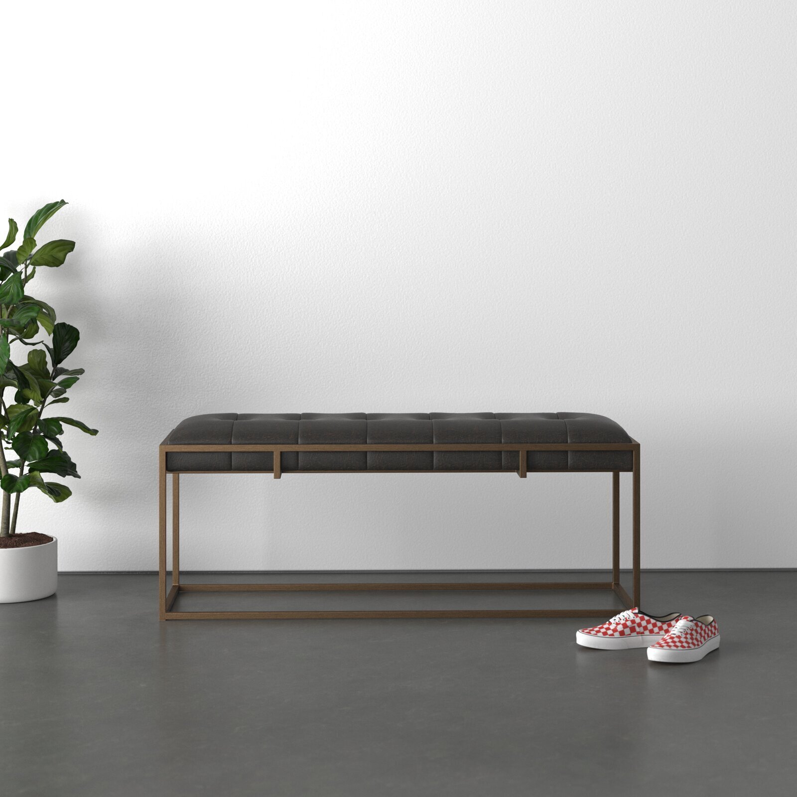 Modern Rustic Bench