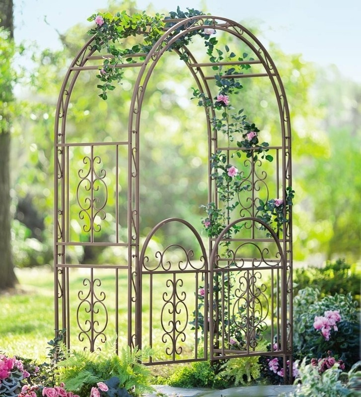 Montebello Iron Arbor with Gate