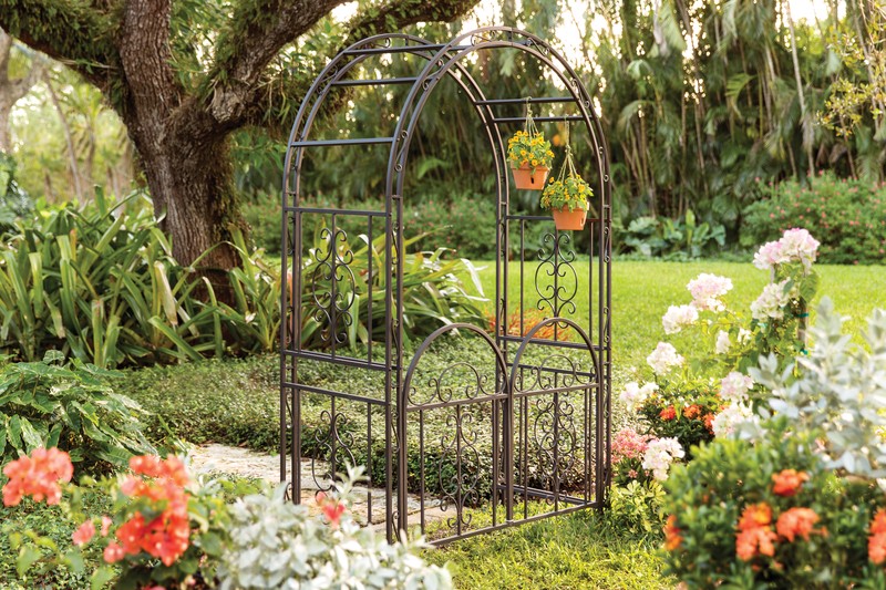 Montebello Iron Arbor with Gate