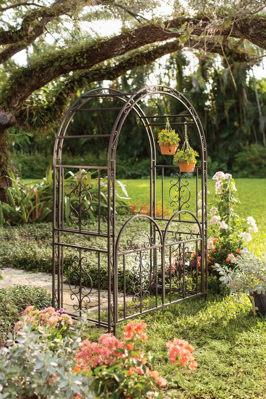 Montebello Iron Arbor with Gate
