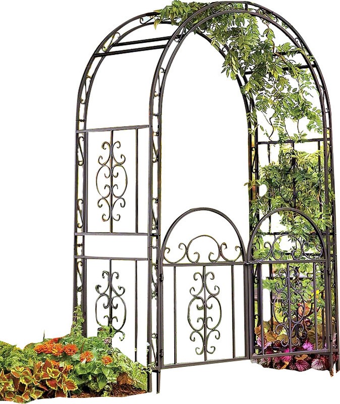 Montebello Iron Arbor with Gate
