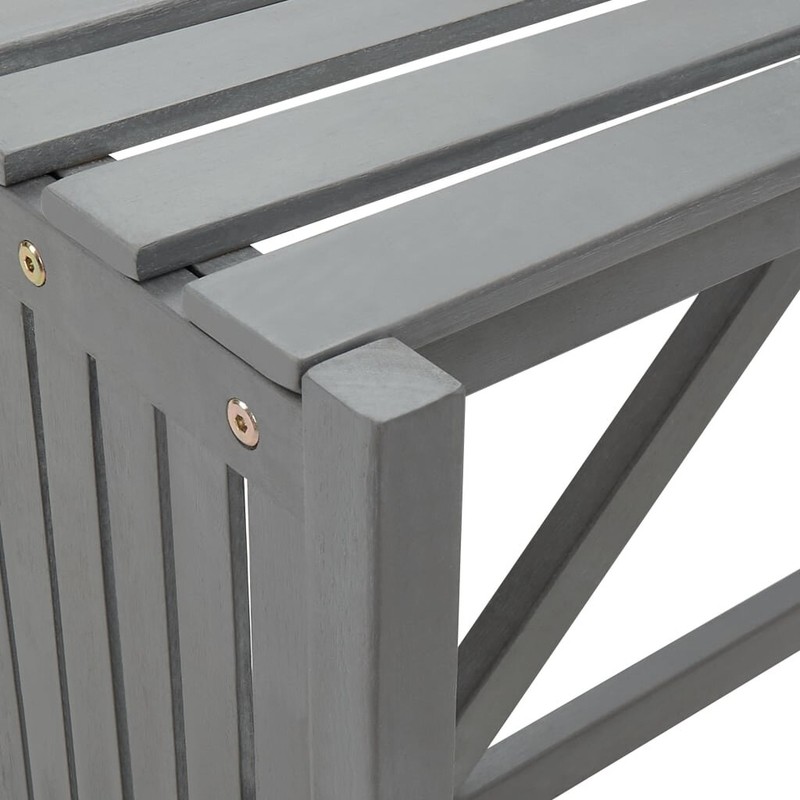 Mortenson Wooden Planter Bench