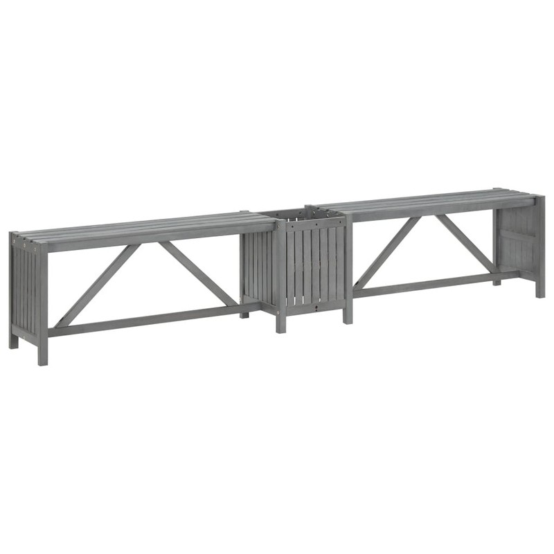 Mortenson Wooden Planter Bench