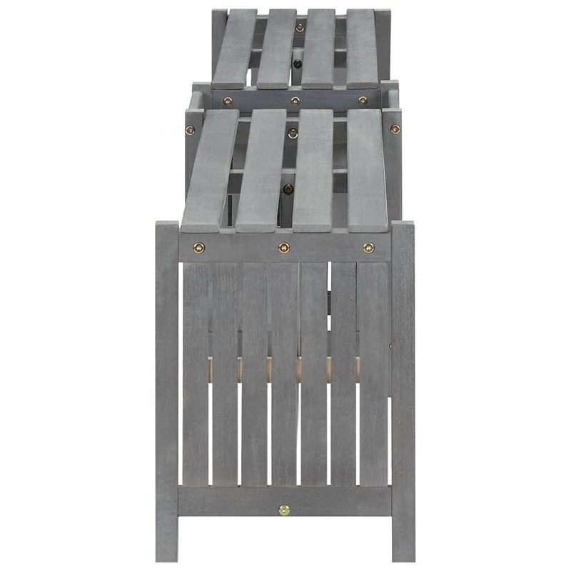 Mortenson Wooden Planter Bench
