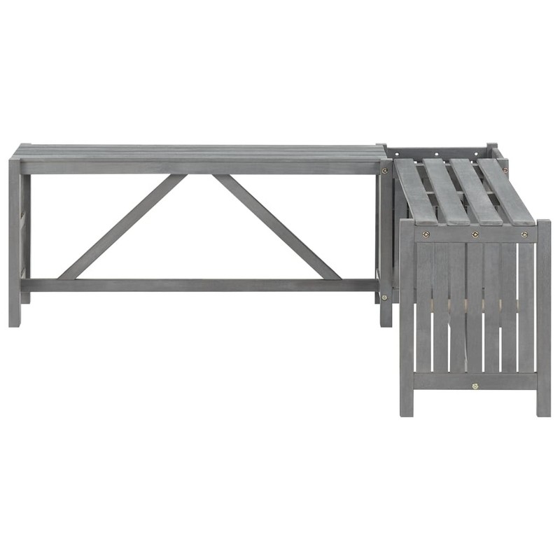 Mortenson Wooden Planter Bench
