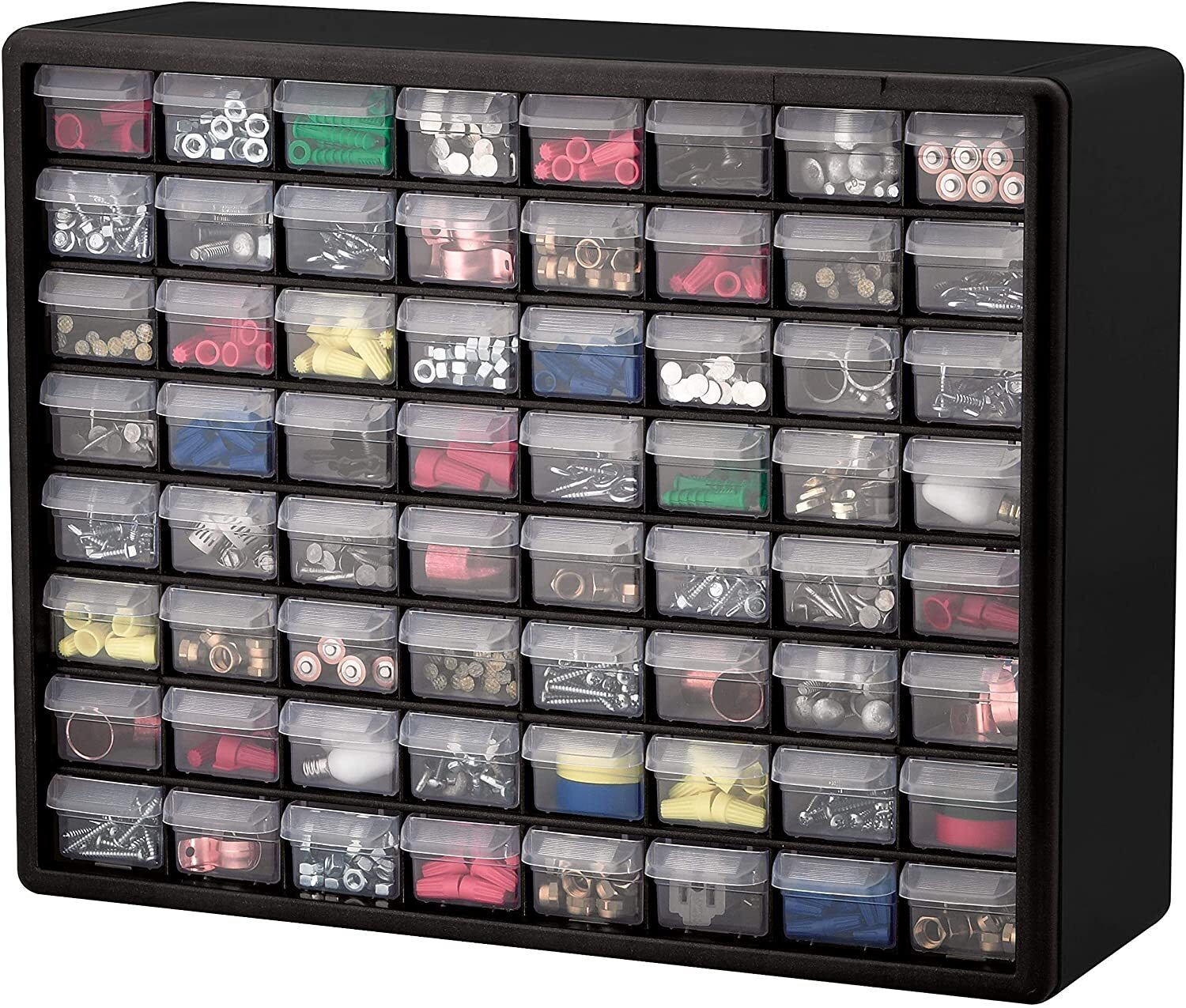 Multi Drawer Plastic Wall Mounted Storage Cabinet 