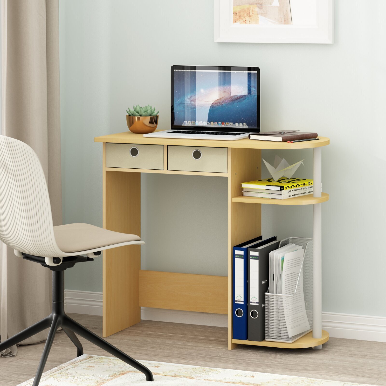 small computer desk drawers