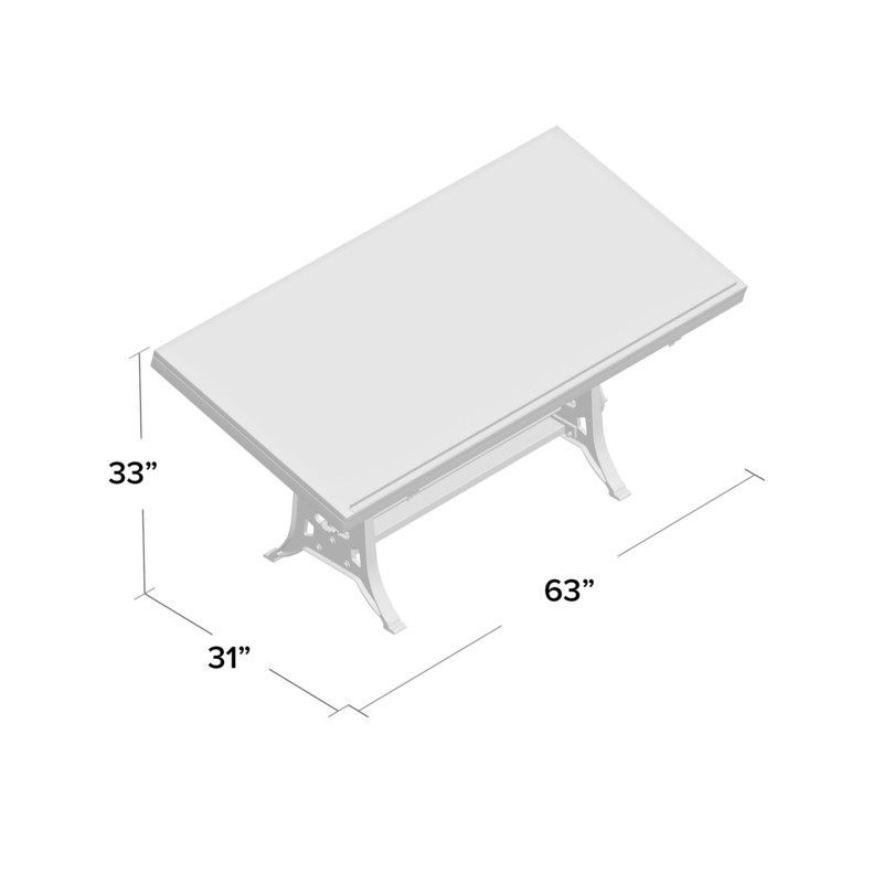 Napier Reclaimed Height Adjustable Drafting Table