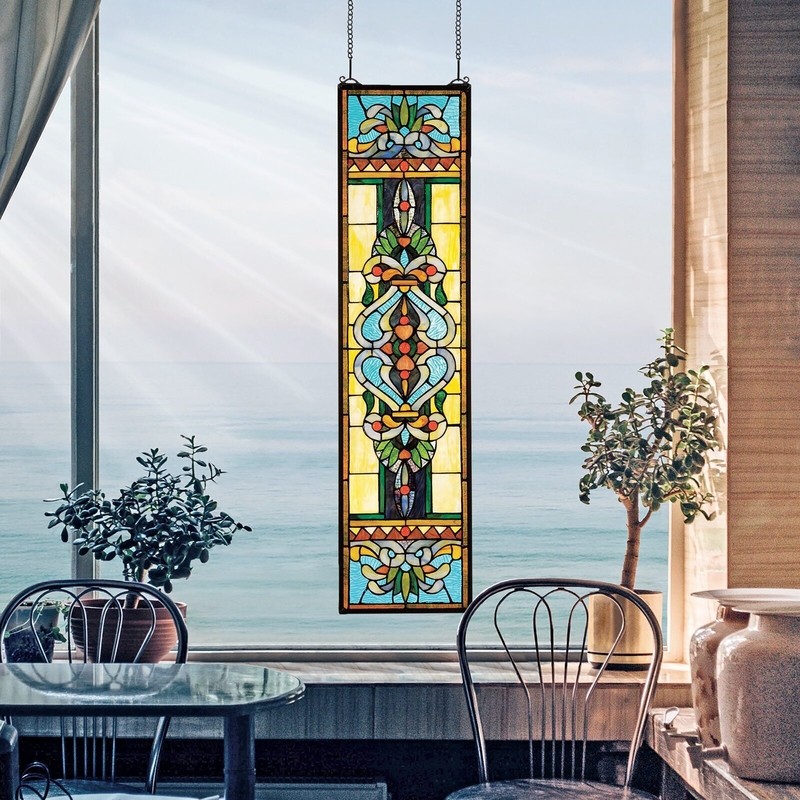 Narrow Stained Glass Panel