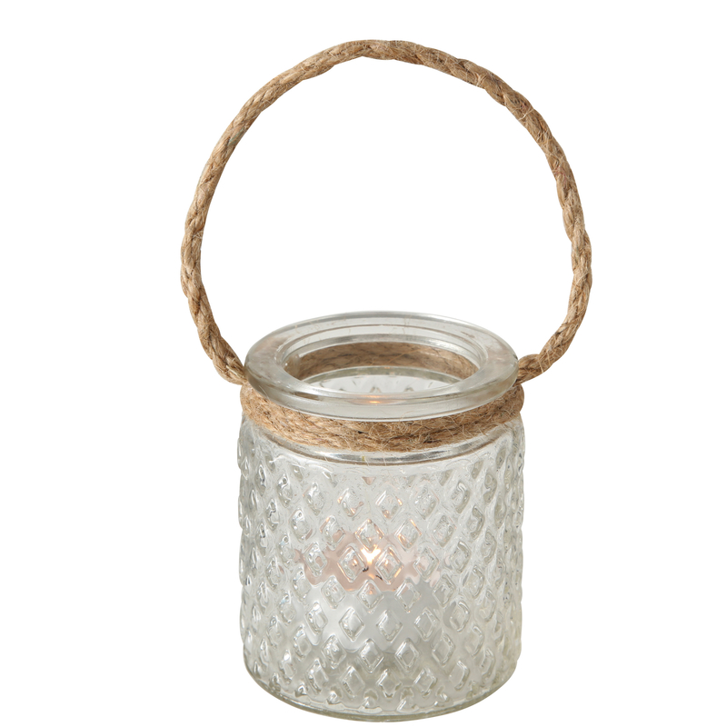 Nautical 5 Piece Glass Lantern Set
