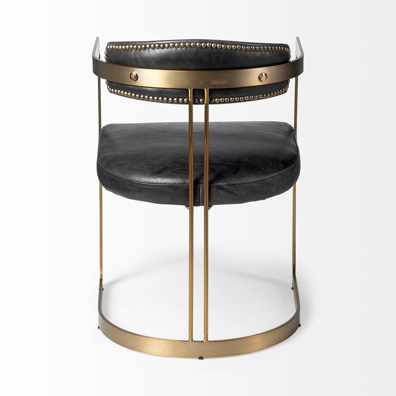 Nealon Leather Upholstered Arm Chair
