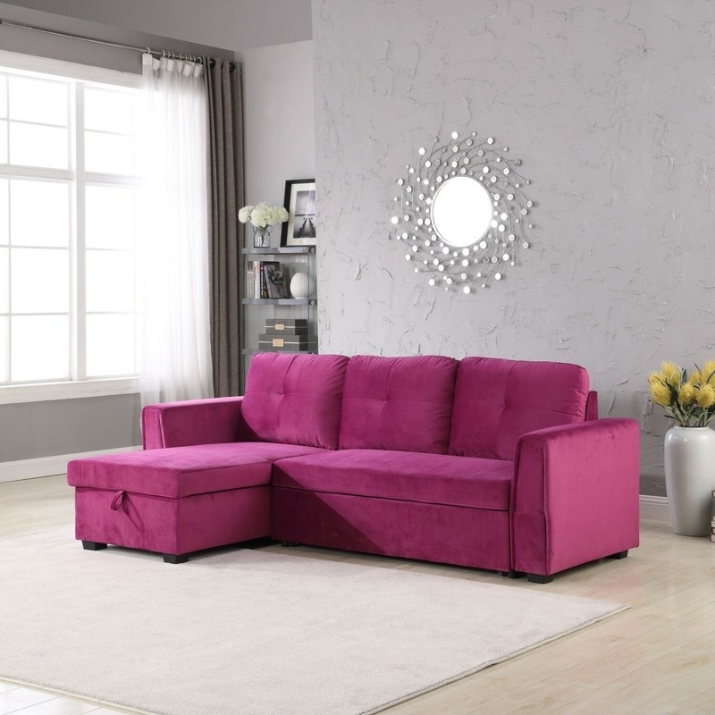 Nelda 91'' Velvet Round Arm Sleeper