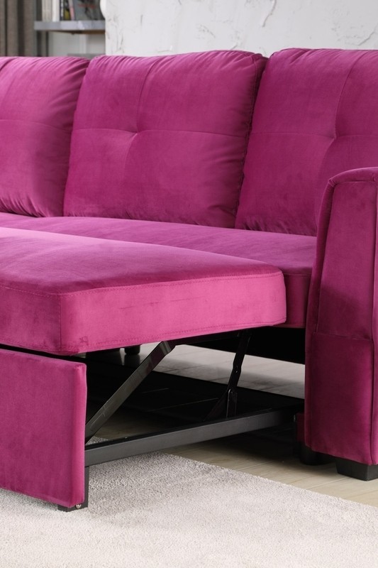 Nelda 91'' Velvet Round Arm Sleeper
