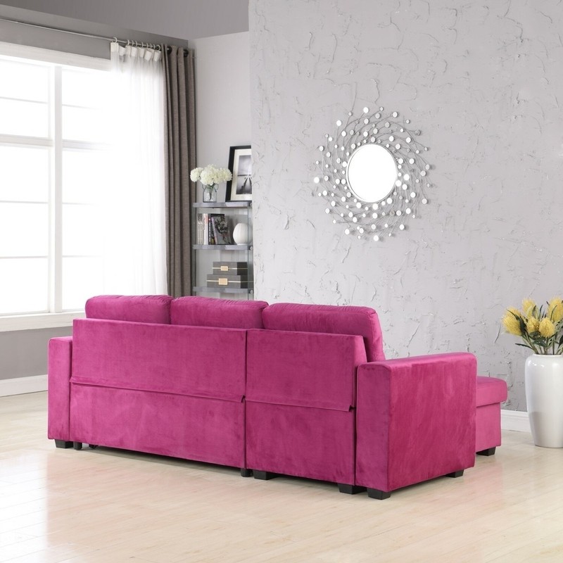 Nelda 91'' Velvet Round Arm Sleeper