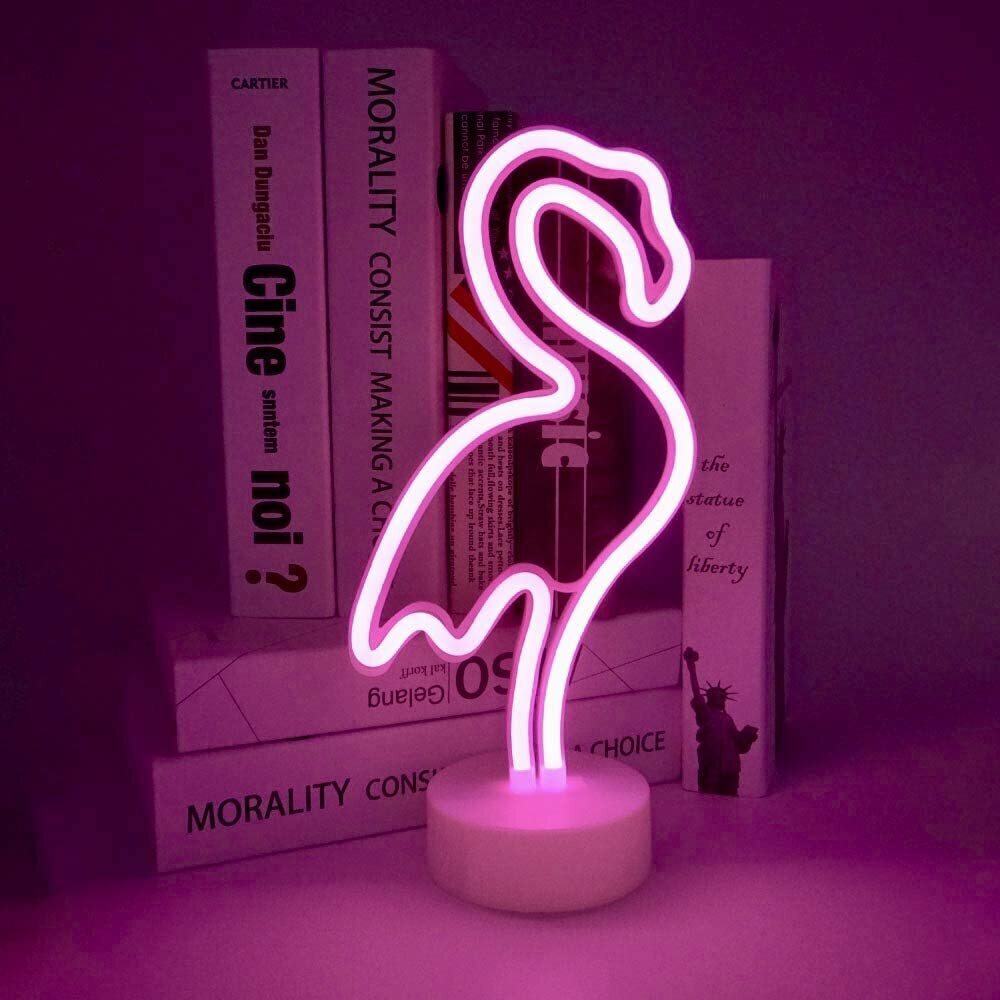 Neon Pink Table Lamp