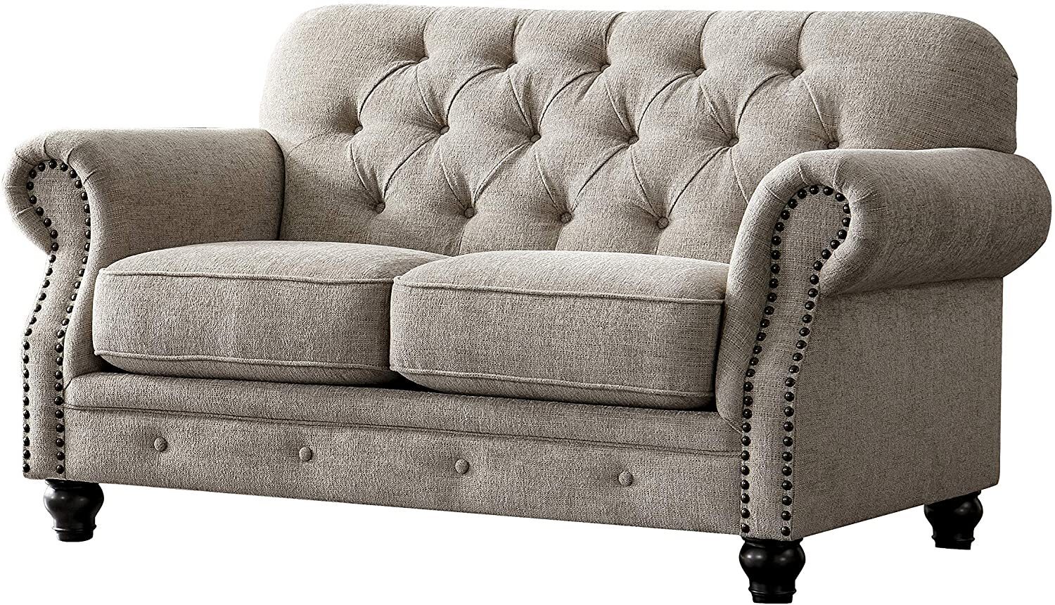 Neutral high back couch