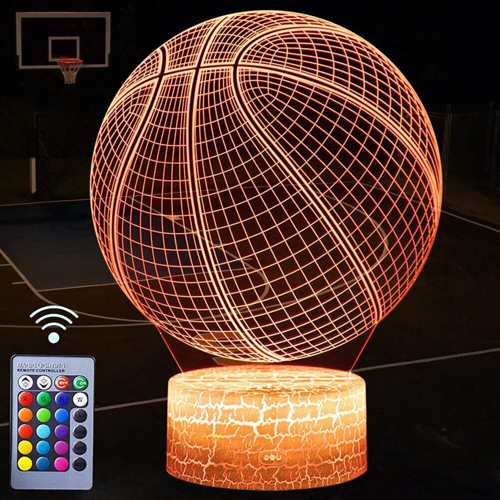 Optical Illusion Basketball Sports Lamp 