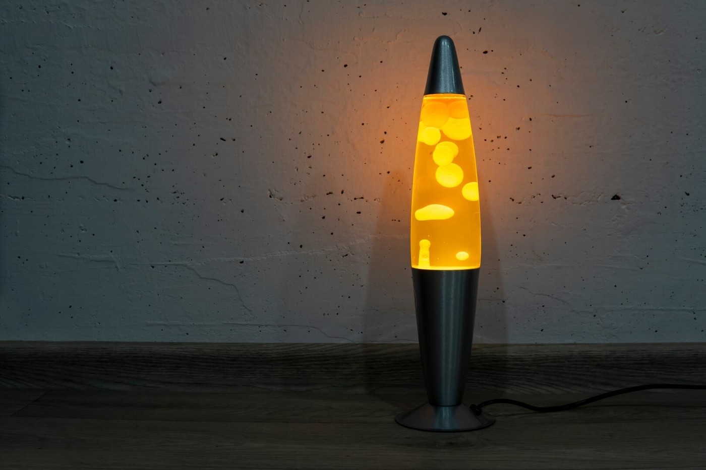 Orange lava lamp