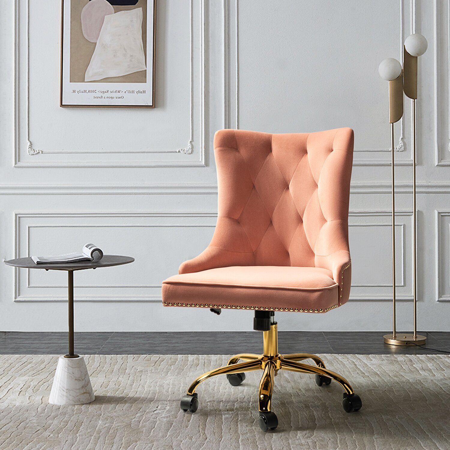 Ornate Art Deco Office Chair