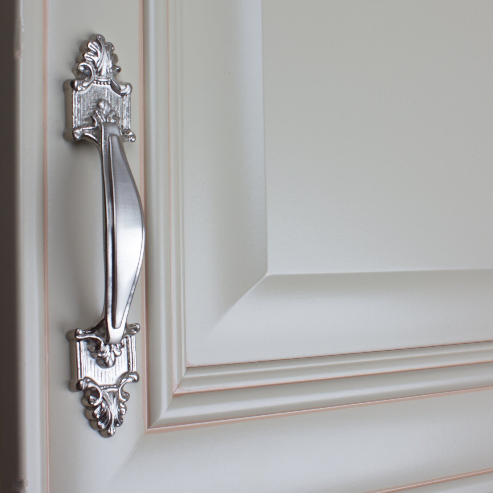 Ornate Dresser Handles with Arch Pull Design