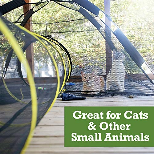 Outback Jack Kitty Compound, Play House and Outdoor Cat Enclosures for Indoor Cats (Portable Cat Tent, Cat Tunnel, Cat Kennel and Playhouse) Play Tents for Cats and Small Animals