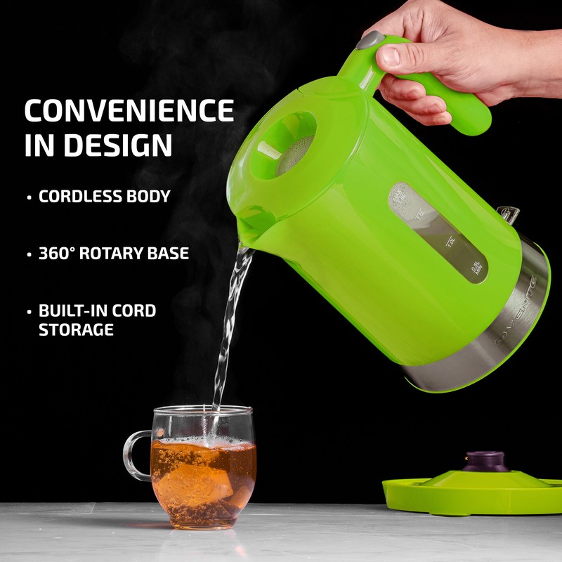 Ovente 1.8 qt. Stainless Steel Electric Tea Kettle