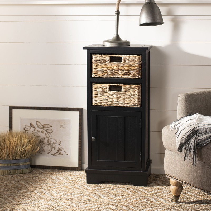 Painswick 35'' Tall Solid Wood 1 - Door Accent Cabinet