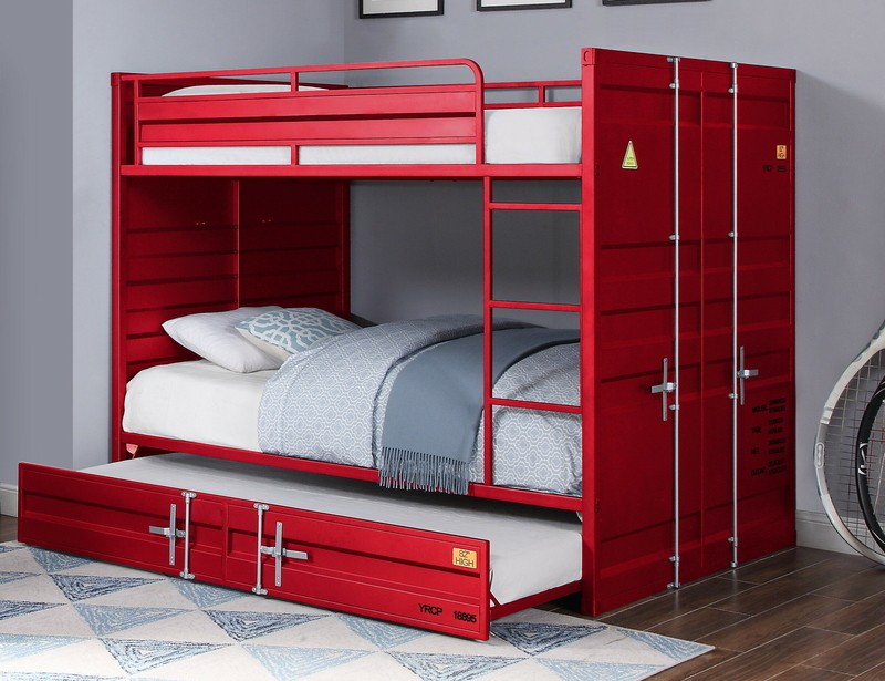 Parke Metal Standard Bunk Bed with Trundle by Mason & Marbles