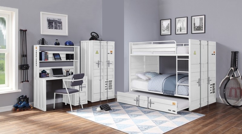 Parke Metal Standard Bunk Bed with Trundle by Mason & Marbles