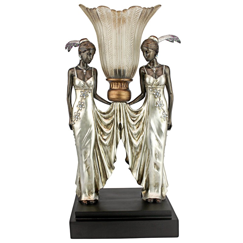 Peacock Maidens Illuminated Figurine