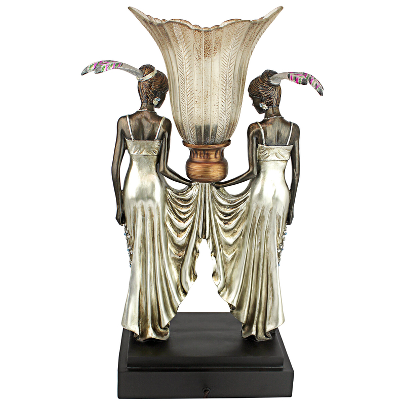 Peacock Maidens Illuminated Figurine