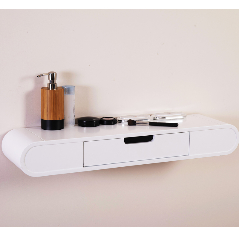 Petrick Floating Shelf with Drawer