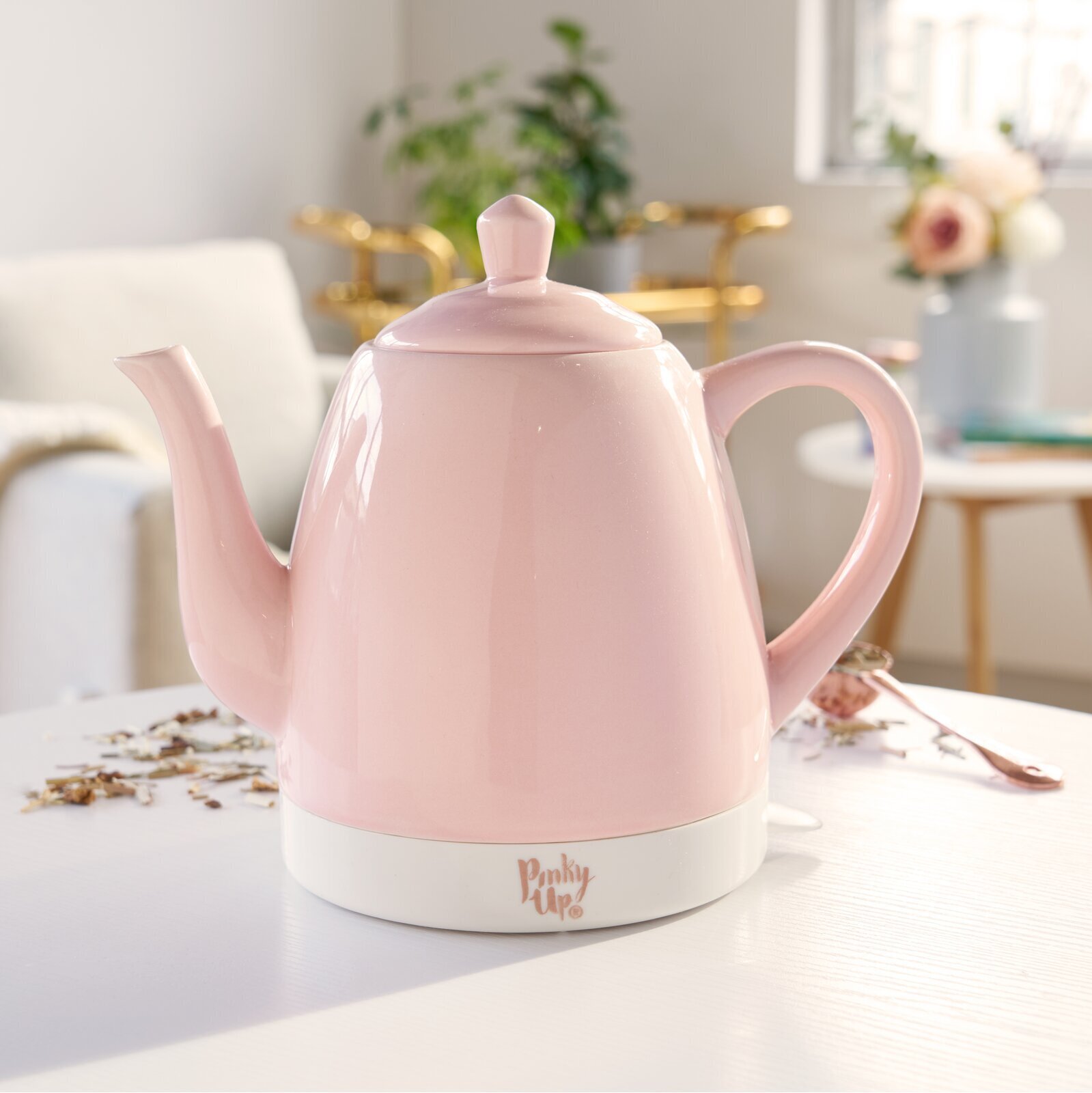 Pink Whistling Tea Kettle 