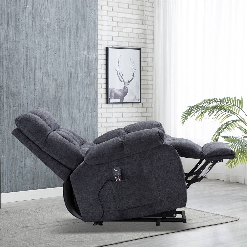 Power Recliner with Electric Lift, Massage, and Heat Therapy