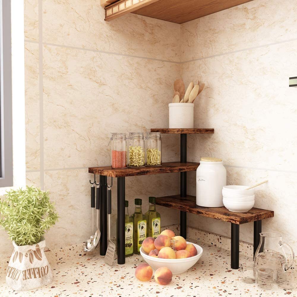 Premium kitchen countertop shelf with several tiers