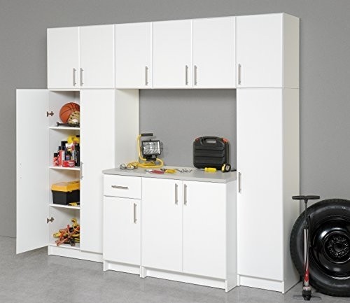 Prepac Elite 16" Narrow Cabinet in White
