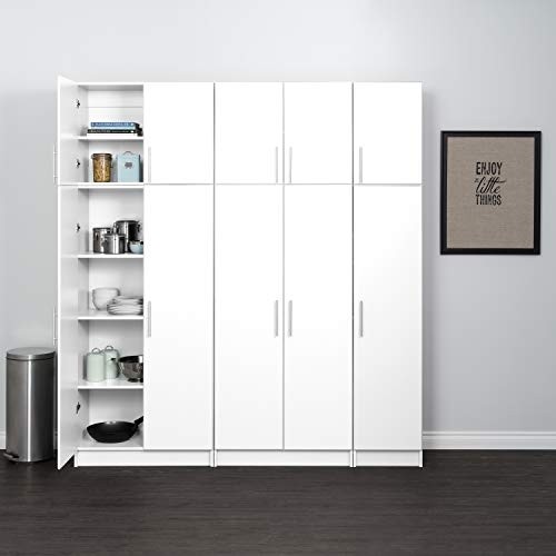 Prepac Elite 16" Narrow Cabinet in White