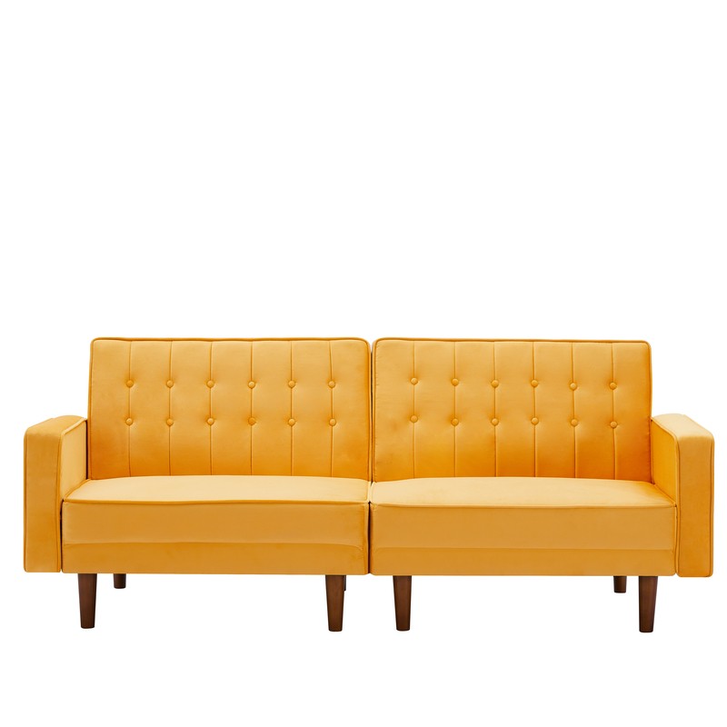 Prisha 78.7'' Recessed Arm Sofa Bed