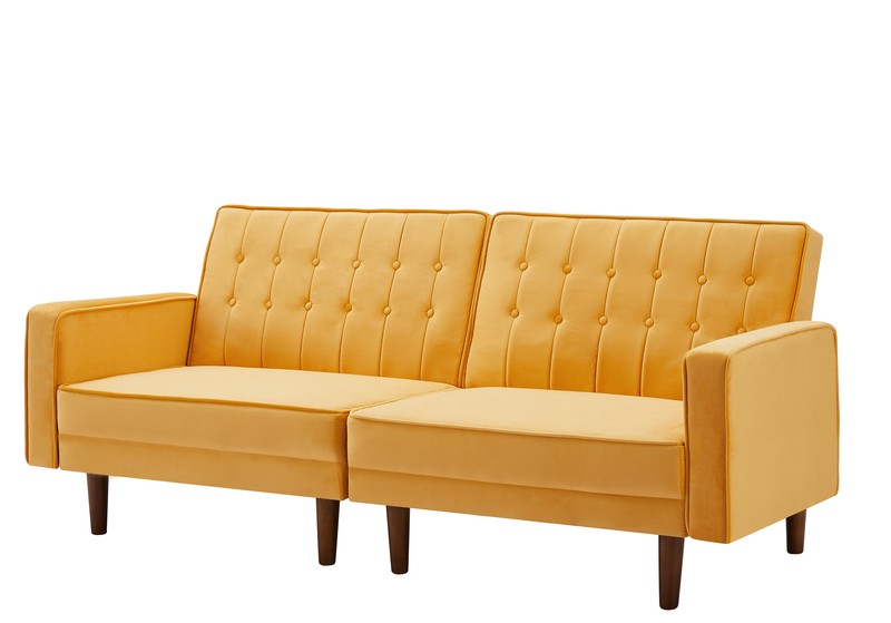 Prisha 78.7'' Recessed Arm Sofa Bed