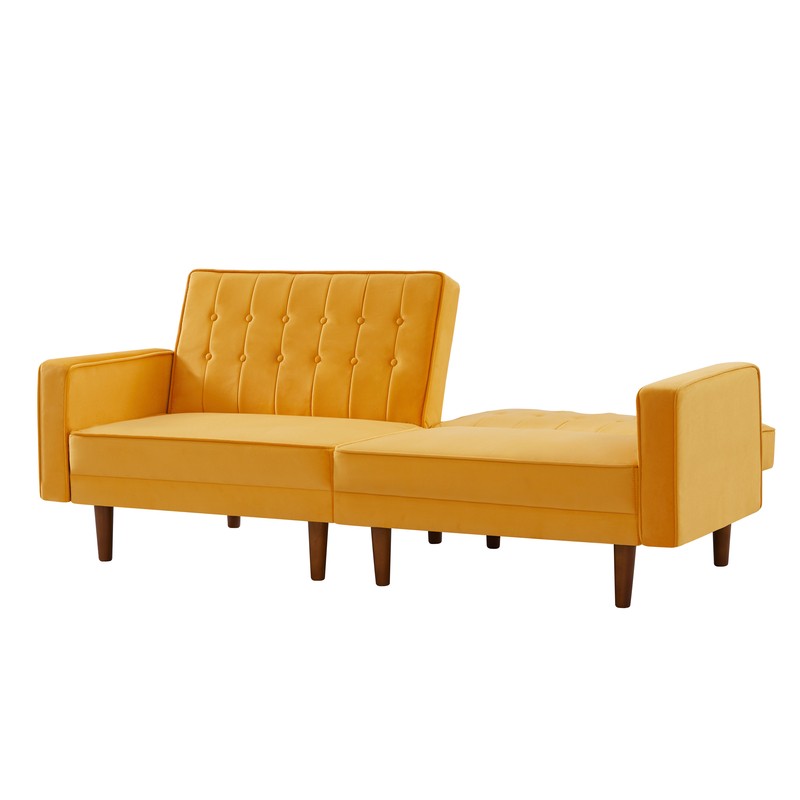 Prisha 78.7'' Recessed Arm Sofa Bed