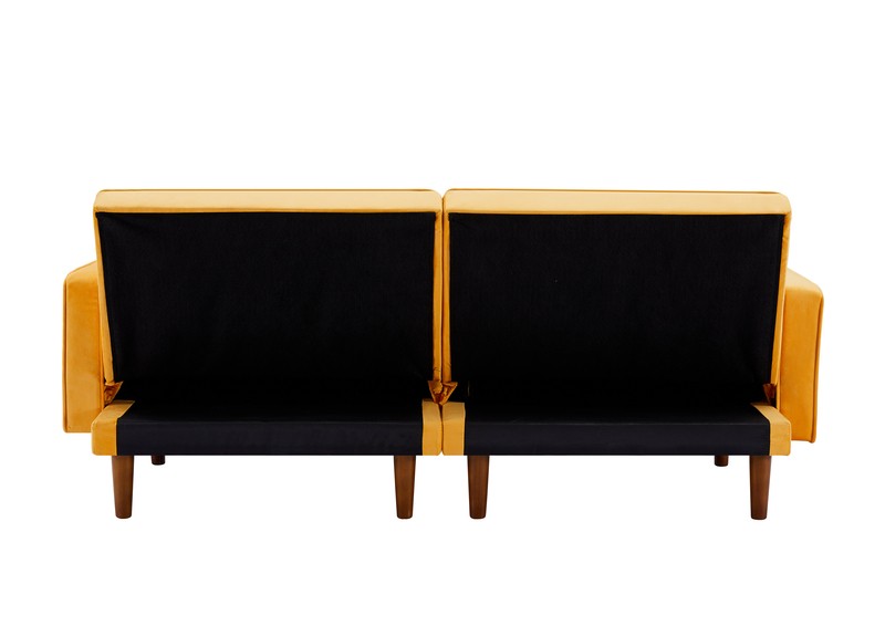 Prisha 78.7'' Recessed Arm Sofa Bed