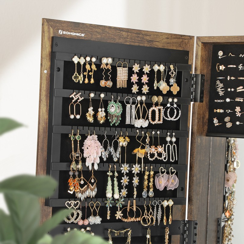 Quakertown 21.3'' Wide Jewelry Armoire with Mirror