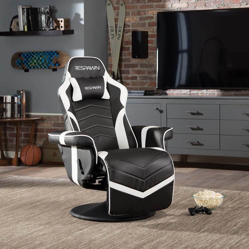 Racing Style Gaming Recliner With Cup Holder