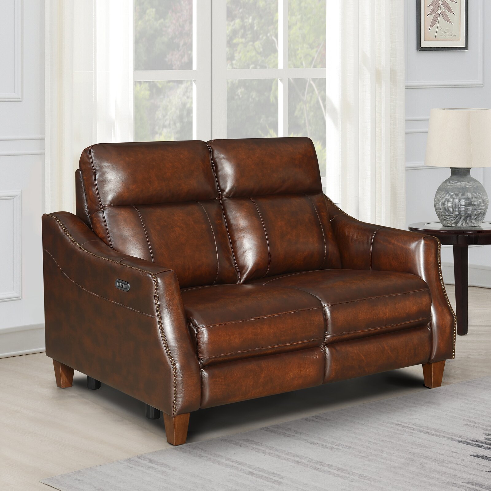 Recessed Arm Double Recliner