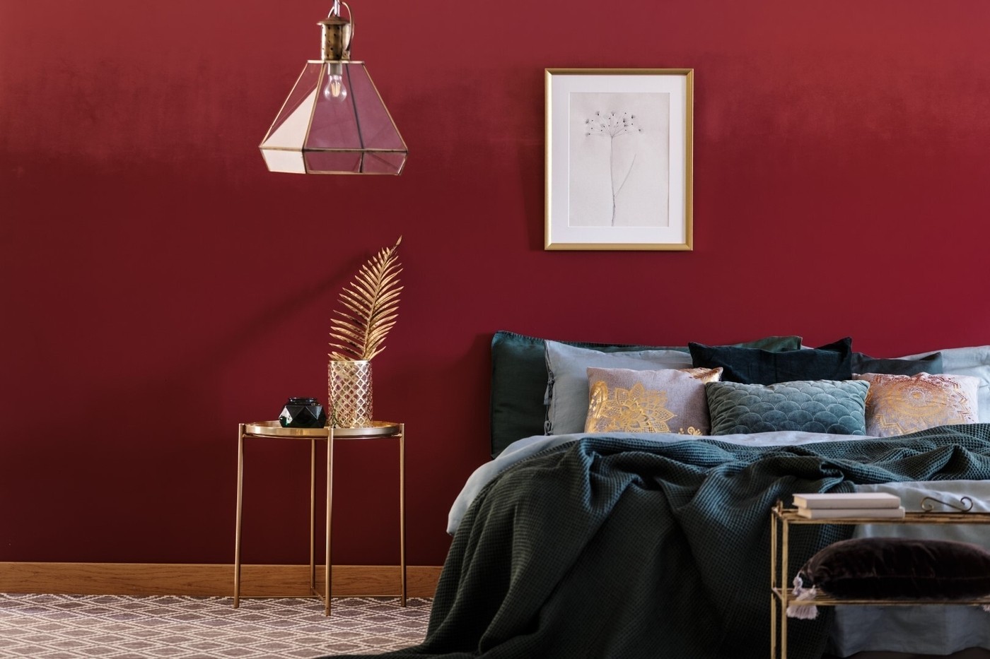 Red and Gold Room