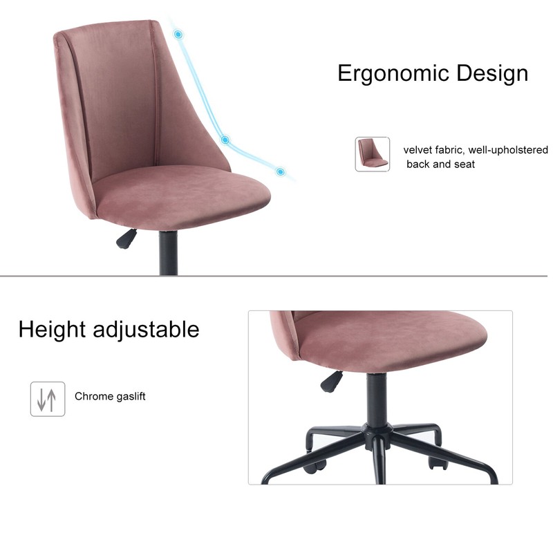 Rochelle Velvet Task Chair