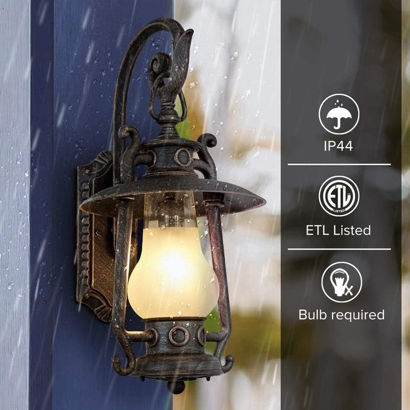 Rosalie Bronze 22.84'' H Outdoor Wall Lantern